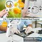 30X 10X Magnifying Glass with Light and Stand, Foldable Handheld Magnifying Glass & 2 Level Dimmable for Close Work, Macular Degeneration, Seniors Reading, Powered by Battery or USB